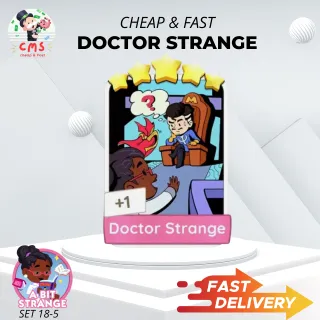 Monopoly GO Sticker 5 Star - DOCTOR STRANGE (SET 18-5 A BIT STRANGE ) CHEAP & FAST!