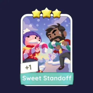 Sweet Standoff MONOPOLY GO STICKERS 3 Star - SET 5 (DECOR BATTLE)