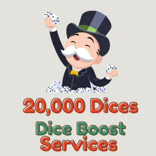 Monopoly go Dice Boosting Service 20,000 Dice 20k dice