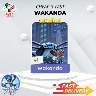 Monopoly GO Sticker 3 Star - WAKANDA CHEAP & FAST!