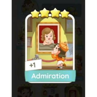 Admiration S10 - Monopoly Go 4  Star Sticker