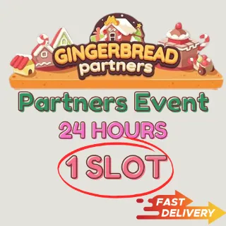 Monopoly GO Partner Event 1 slot (12 HOURS) GingerBread Partners