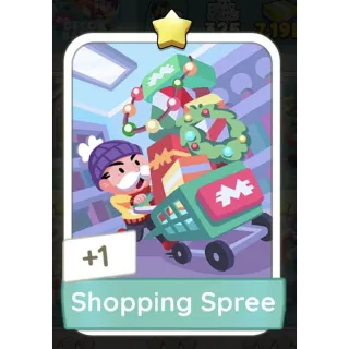 Shopping Spree MONOPOLY GO STICKERS 1 Star - SET 5 (DECOR BATTLE)