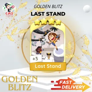 Last Stand Paw Monopoly Go 4 Star Sticker Golden Blitz