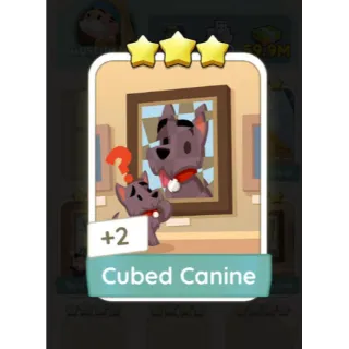 Cubed Canine S11 - Monopoly Go 3 Star Sticker