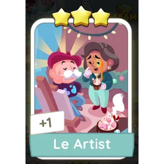 Le Artist MONOPOLY GO STICKERS 2 Star - SET 7 (CABIN FUN)