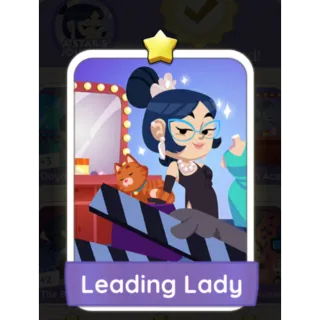 Leading Lady S1 - Monopoly Go 1 Star Sticker