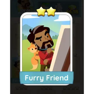 Furry Friend S8 - Monopoly Go 2 Star Sticker