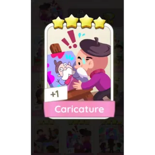 Caricature S9 - Monopoly Go 4  Star Sticker