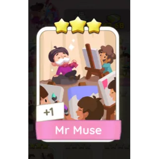  Mr Muse S9 - Monopoly Go 3  Star Sticker