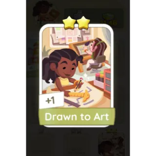 Drawn to Art S3 - Monopoly Go 2 Star Sticker