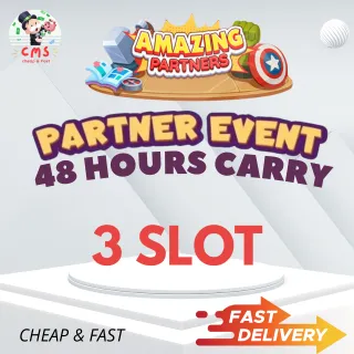 Monopoly GO Partner Amazing Partner Event 3 slot (48 HOURS)