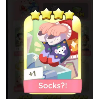 Socks?! MONOPOLY GO STICKERS 4 Star -  Golden Blitz