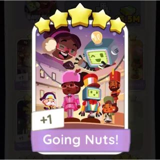 S10  Going Nuts!  - Monopoly Go 4 Star Sticker