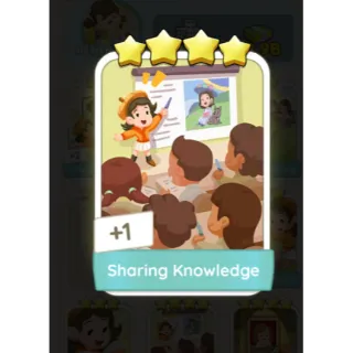 Sharing Knowledge S10 - Monopoly Go 4  Star Sticker