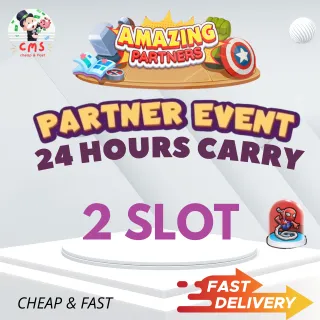 Monopoly GO Partner Amazing Partner Event 2 slot (48 HOURS)