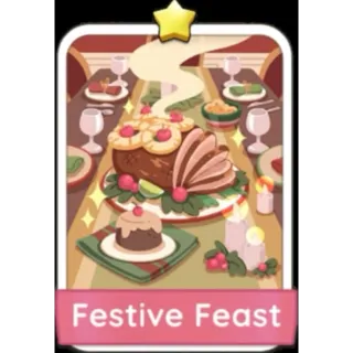 Festive Feast  MONOPOLY GO STICKERS 1 Star - SET 4 (LET'S FEAST)