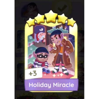 Holiday Mircale  5⭐ Gold Sticker - Monopoly Go Golden Blitz