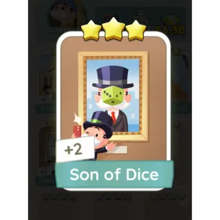 Son of DiceS11 - Monopoly Go 3 Star Sticker