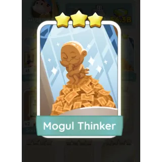 Mogul Thinker S11 - Monopoly Go 3 Star Sticker