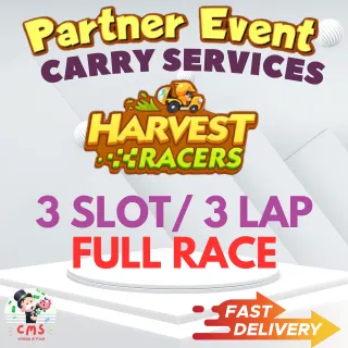 Monopoly Go Harvest Racers  Full Race Carry Racers Event (3 SLOT / 3LAPS)