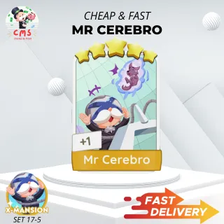 Monopoly GO Sticker 5 Star - MR CEREBRO  CHEAP & FAST!