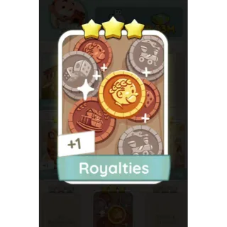 Royalties S7 - Monopoly Go 3 Star Sticker