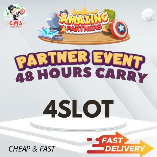 Monopoly GO Partner Amazing Partner Event 4 slot (48 HOURS)