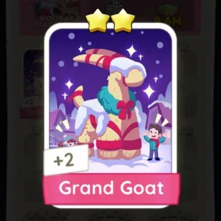 Grand Goat MONOPOLY GO STICKERS 2 Star - SET 11 (HOLIDAY TRADITIONS)