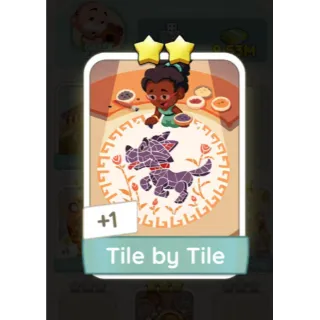 Tile by Tile  S7 - Monopoly Go 2 Star Sticker