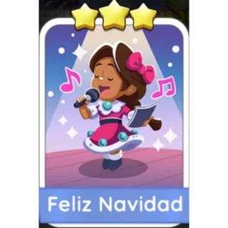 Feliz Navidad MONOPOLY GO STICKERS 3 Star - SET 6 (WINTER REVUE)