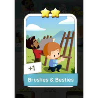 Brushes & Besties S8 - Monopoly Go 2 Star Sticker