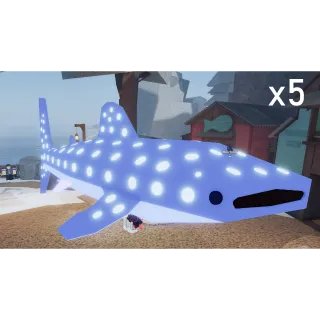 Fisch-x5 Sparkling Shiny Whale Shark