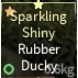 Fisch-Sparkling Shiny Rubber Ducky