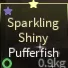 Fisch-Sparkling Shiny Pufferfish