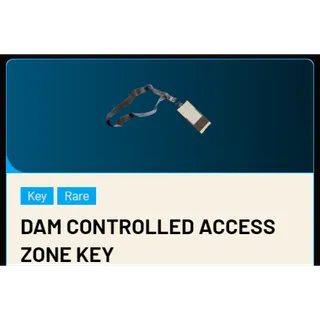 Dam Controlled Access Zone Key