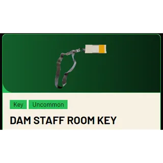 Arc Radiers Dam Staff Room Key