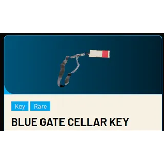 Blue Gate Cellar Key
