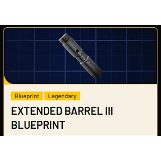 Arc Raiders  Extended Barrel III Blueprint