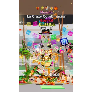 Fortnite steal the brainrot MUERTOS LA CRAZY
