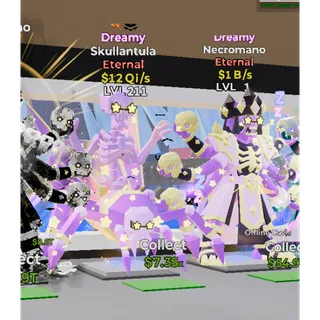 Fortnite steal the brainrot DREAMY SKULLANTULA AND NECROMANO