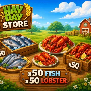50x fish 50x lobster