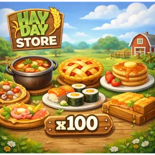 100x RANDOM HAYDAY FOODS