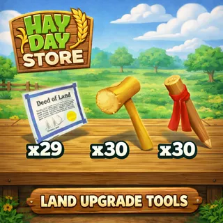 HAYDAY LAND UPGRADE TOOL