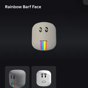 Rainbow Barf Face