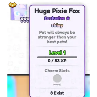 Shiny huge pixie fox