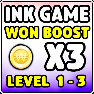 Ink Game X3 WON BOOST 