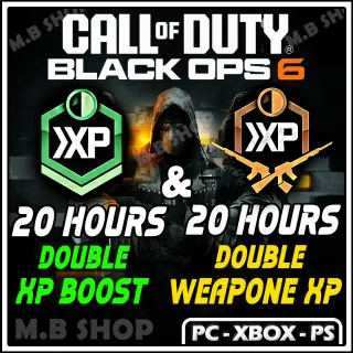 COD BO6 DOUBLE XP + WEAPON DOUBLE XP