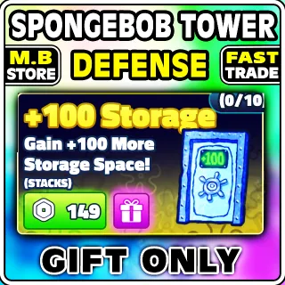 SpongeBob +100 Storage