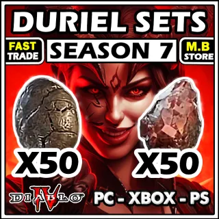 DIABLO 4 DURIEL SETS X50